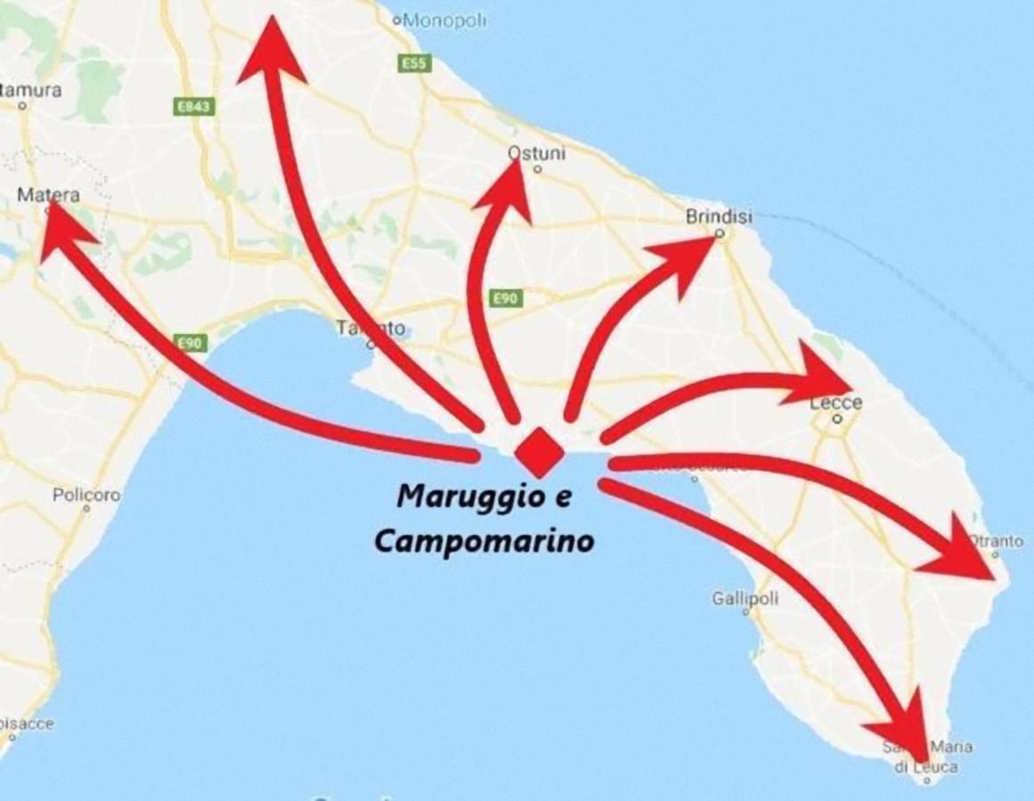 Casa Vacanze Santiago E Ian Maruggio Εξωτερικό φωτογραφία